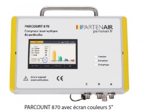 Compeur de particules - PARBASE / PARCOUNT 870